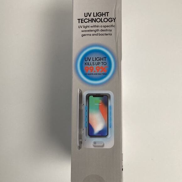 Sharper Image UV-Zone Sanitizer Phone Keys Credit Cards Ear Buds UV Light - Picture 2 of 5